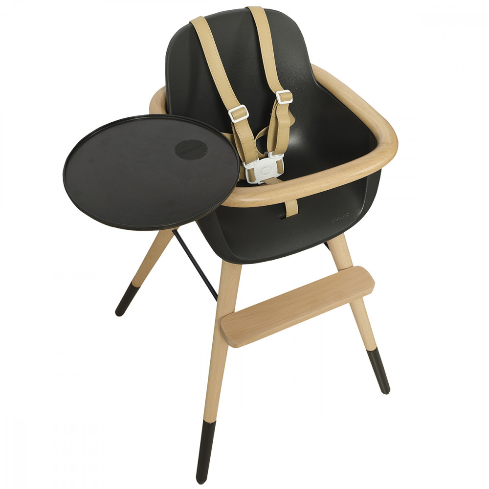 Стул для кормления Micuna OVO Original Plus Timber (waterwood/anthracite) grey