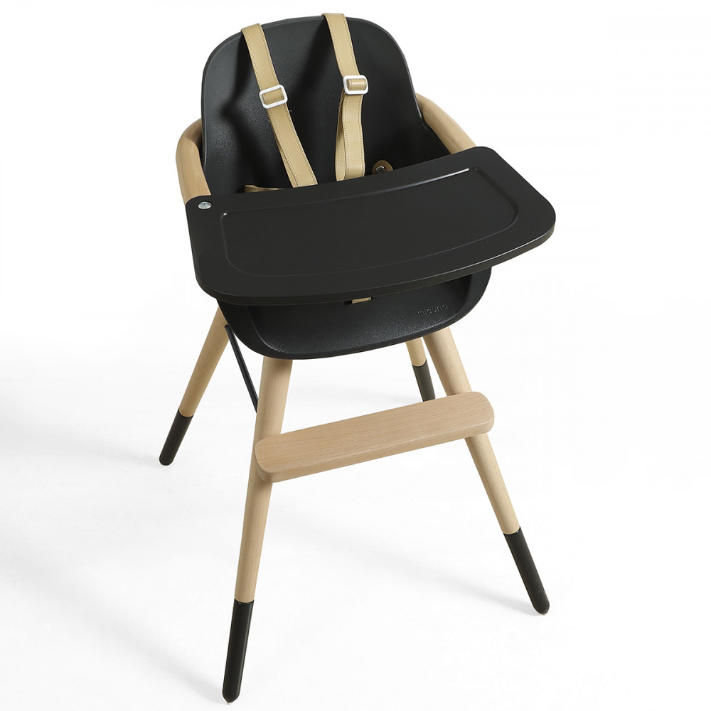 Стул для кормления Micuna OVO Original Plus Timber (waterwood/anthracite) grey