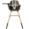 Стул для кормления Micuna OVO Original Plus Timber (waterwood/anthracite) grey