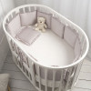 Защита для детской кроватки (бампер универсальный)Soft Cotton (Песочный) т.м.Perina