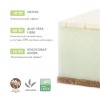 Матрас для кроватки 125*75 11 см овальный Perina Aloe vera Oval
