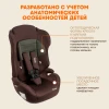 Автокресло Zlatek Atlantic ZL513 1/2/3 (9-36 кг) коричневый карбон