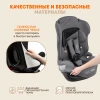 Автокресло Zlatek Atlantic ZL513 1/2/3 (9-36 кг) красный гламур