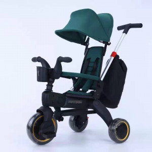 Велоколяска Luxmom S7 зеленый