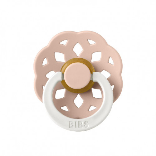 Пустышка латексная BIBS Boheme Latex Blush Glow 0-6 мес - фото 1