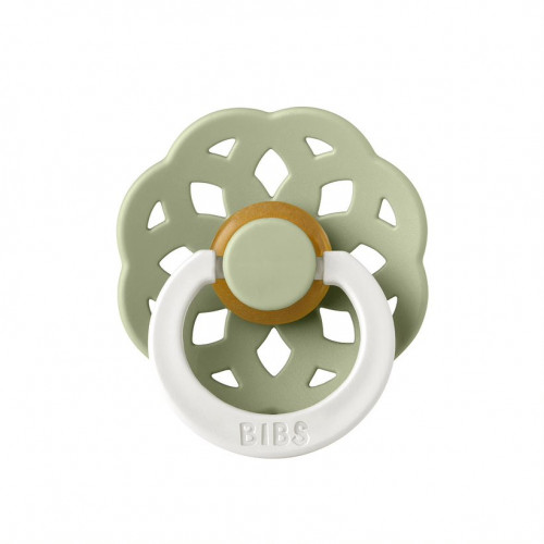 Пустышка латексная BIBS Boheme Latex Sage Glow 0-6 мес