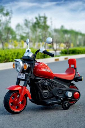 Электромотоцикл QD-606-2 красный