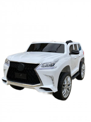 Электромобиль Lexus SMT-7588 4WD белый Eva Кожа 124*65*47