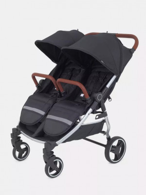 Коляска для двойни MOWbaby Tandem MB170 Black
