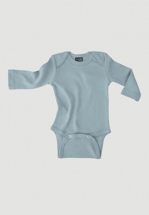 Боди Mjolk Baby Blue с длинным рукавом (62)
