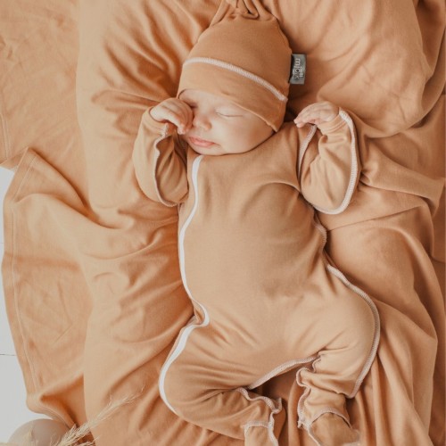 Комбинезон Mjolk Sleep and Play Camel, швы наружу (56)