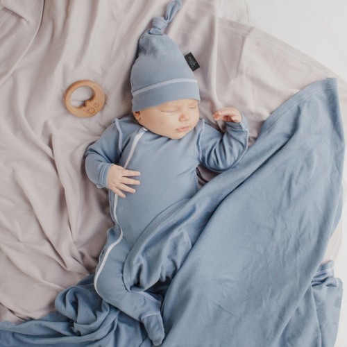 Комбинезон Mjolk Sleep and Play Blue Shadow, швы наружу (56)