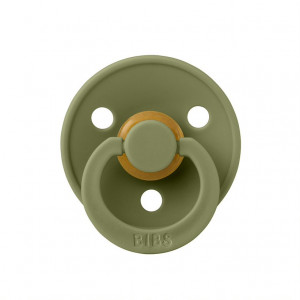 Пустышка латексная BIBS Colour Olive 6-18 месяцев - фото 1