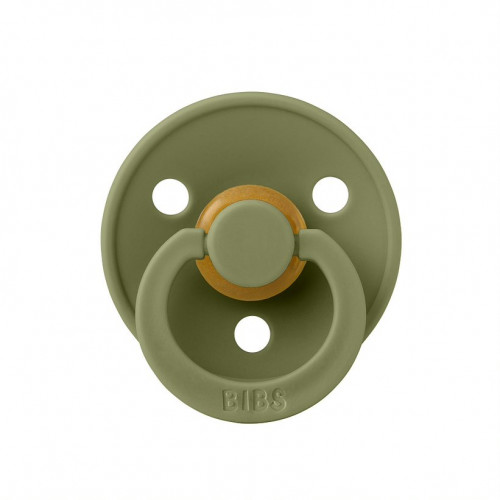 Пустышка латексная BIBS Colour Olive 6-18 месяцев - фото 1