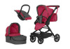 Коляски для кукол Carrello Magia 3 в 1 DEEP RED