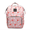 Рюкзак для мамы LEQUEEN розовый рисунок