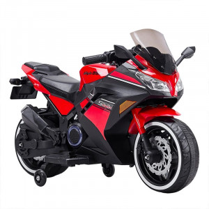 Электромотоцикл DLS07 глянец бордовый  - фото 1