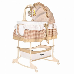 Колыбель-кроватка Pituso Viana 3 в 1 Cage Beige