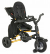 Велоколяска Pituso QPlay Nova + черный-золотой