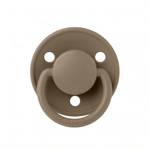 Пустышка силиконовая BIBS De Lux Silicone Dark Oak 0+ месяцев - фото 1
