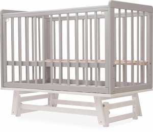 Кроватка Incanto Anniken New 120*60 с маятником серый/белый