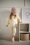 Свитшот 12pelenok oversize из петельчатого футера Living my best life 68-74