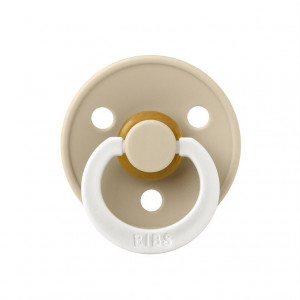 Пустышка латексная BIBS Colour Vanilla Glow 6-18 месяцев - фото 1