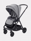 Коляска 2 в 1 MOWBaby Move MB402 + сумка Silver (улуч.ткань)