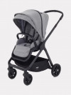 Коляска 2 в 1 MOWBaby Move MB402 + сумка Silver (улуч.ткань)