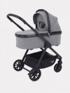 Коляска 2 в 1 MOWBaby Move MB402 + сумка Silver (улуч.ткань)