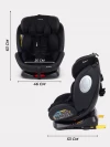 Автокресло Rant YC06 Twist isofix 0/1/2/3 (0-36 кг) Black