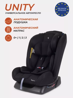 Автокресло Rant Basic Unity ZY26 0/1/2/3 (0-36 кг) Black