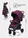 Коляска прогулочная Rant Vega RA057 2023 Purple