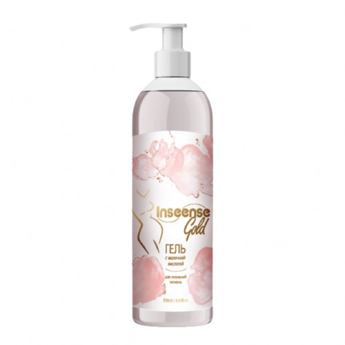 Гель для интимной гигиены с молочной кислотой GOLD Inseense 250ml  ОПТ (35) - фото 1
