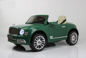 Электромобиль Bentley Mulsanne (JE1006) зеленый