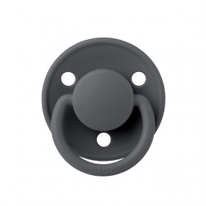 Пустышка латексная BIBS De Lux Latex Iron 0-6 месяцев - фото 1