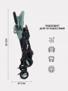 Коляска прогулочная Rant Basic Uno RA350 Ocean green