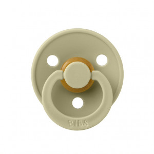 Пустышка латексная BIBS Colour Khaki 6-18 месяцев - фото 1