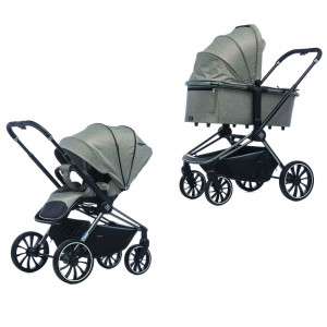 Коляска 2 в 1 Labala Raiz Light grey (07LGR) 2023 - фото 1