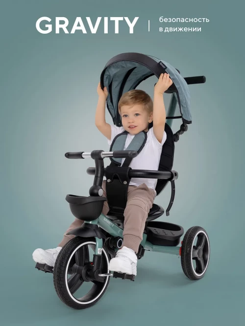 Велоколяска Rant RB200 Gravity Ocean Green - фото 1