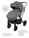 Коляска 2 в 1 Indigo Carry серый