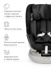 Автокресло Happy Baby I-Unix 0/1/2/3 (0-36кг) black