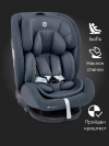Автокресло Happy Baby Orex 0/1/2/3 (0-36кг) Dark blue