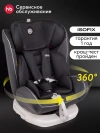 Автокресло Happy Baby Unix 0/1/2/3 (0-36 кг) Dark grey