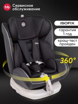 Автокресло Happy Baby Unix 0/1/2/3 (0-36 кг) Dark grey