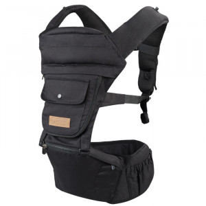 Рюкзак-кенгуру Happy Baby Babyseat black