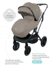 Коляска 2 в 1 Indigo Carry бежевый