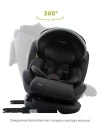 Автокресло Indigo Max-X isofix 0/1/2/3 (0-36 кг) графит