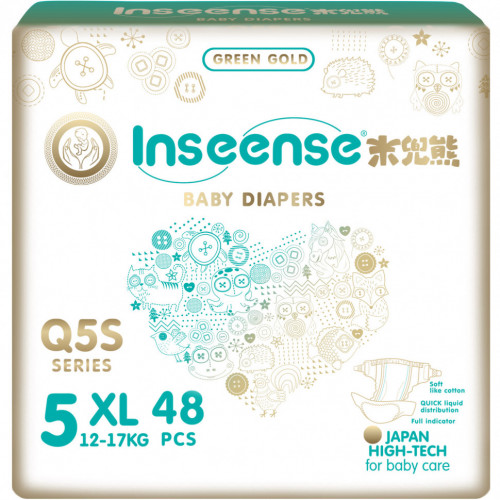 Подгузники  INSEENSE Q5S  XL (12-17кг)  48шт (6упак/кор)