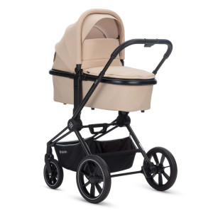 Коляска 2 в 1 Labala Raiz черная рама Sand beige